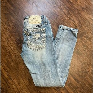 Miss Me Jeans 26 Skinny Crop